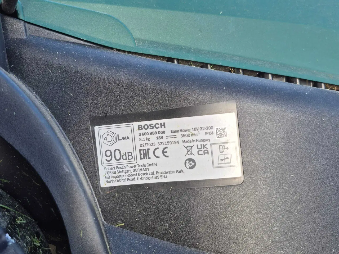 Billede 1 - Bosch plæneklipper 