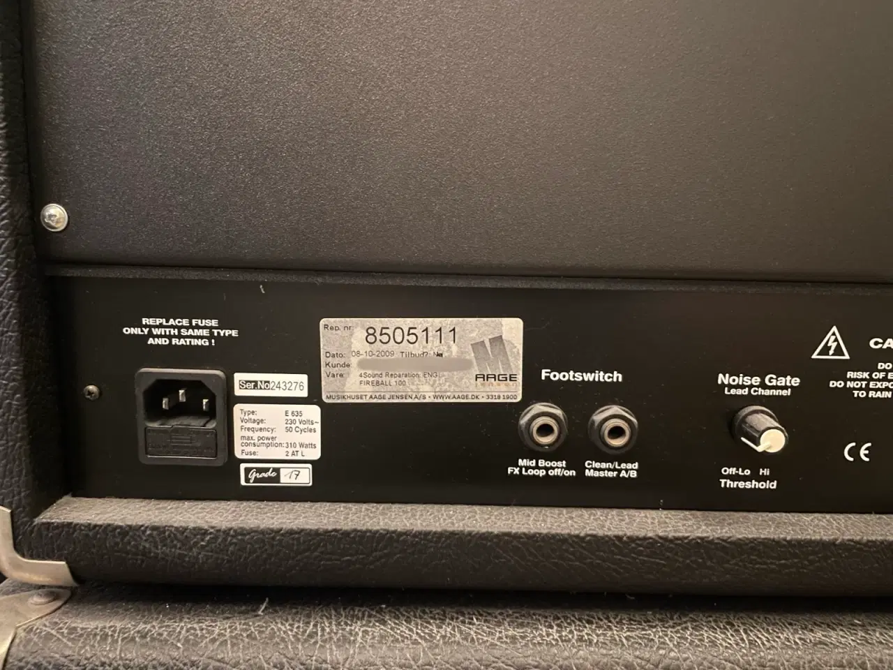 Billede 2 - Forstærker, Engl Fireball 100 E635, 100 W