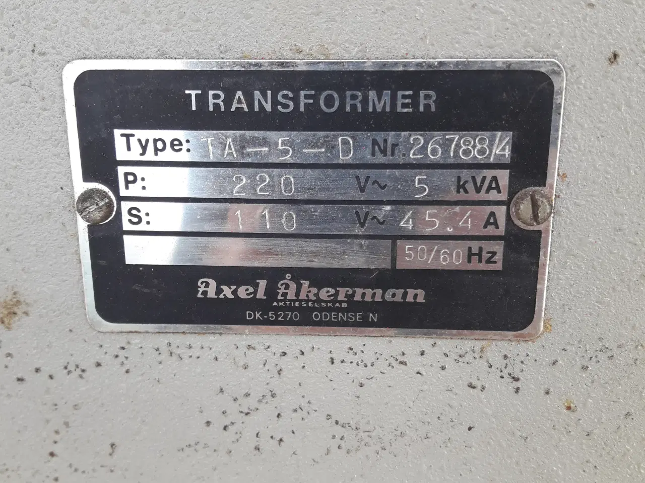 Billede 1 - Transformer 110 volt