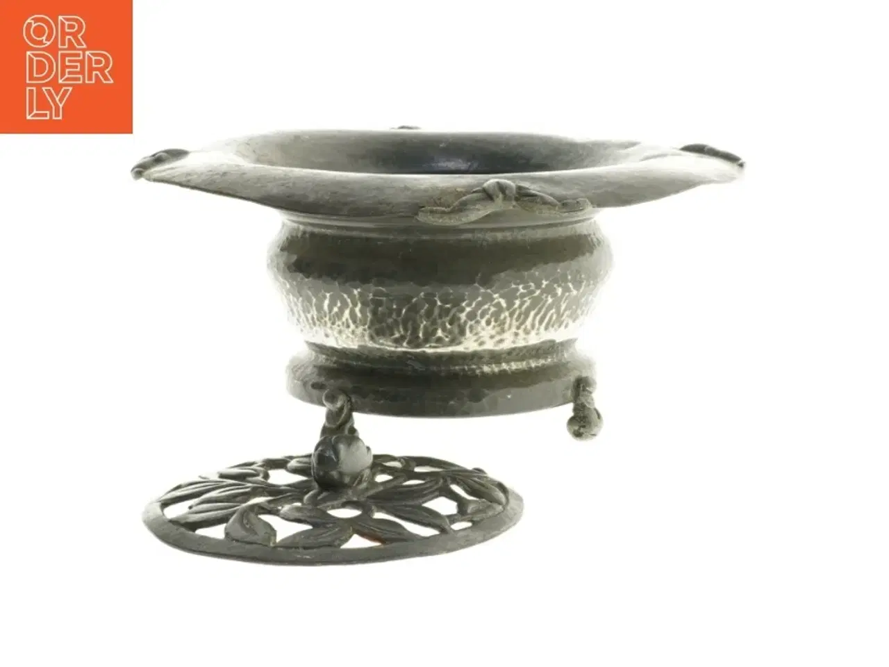 Billede 2 - Gammel metal lysestage (str. 23 cm)