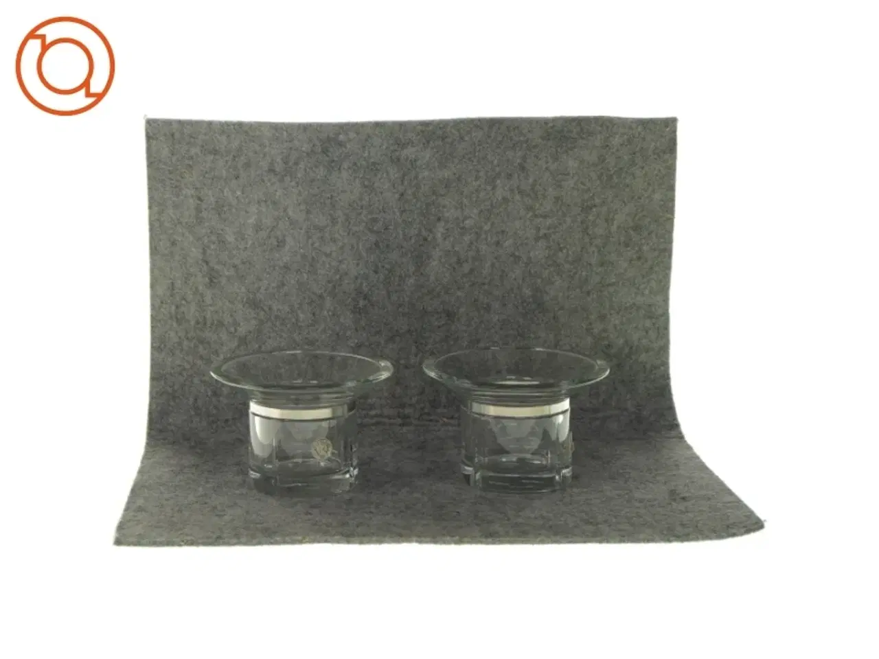 Billede 1 - Lysestager (2 stk) fra Rosendahl (str. 7 x 10 cm)