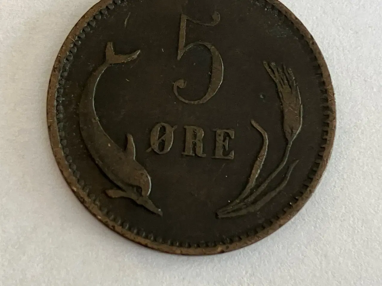 Billede 2 - 5 øre 1884