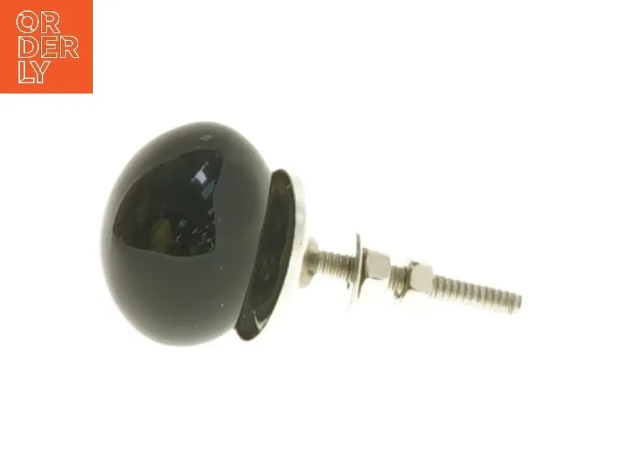 Billede 1 - Sort møbelknop (str. Ø 3,5 cm)