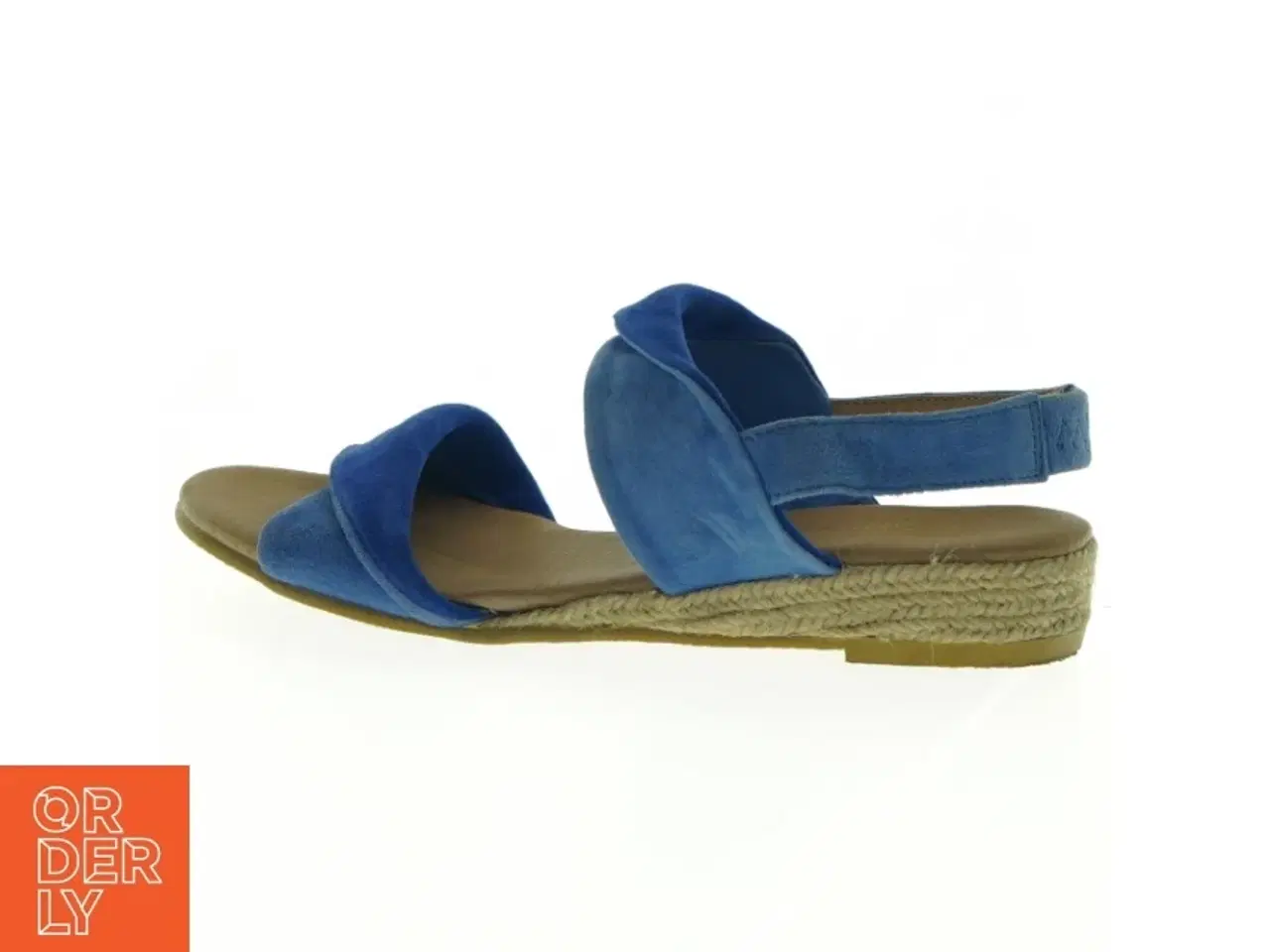 Billede 2 - Blå espadrillos sandaler fra Kiomi (str. 37)