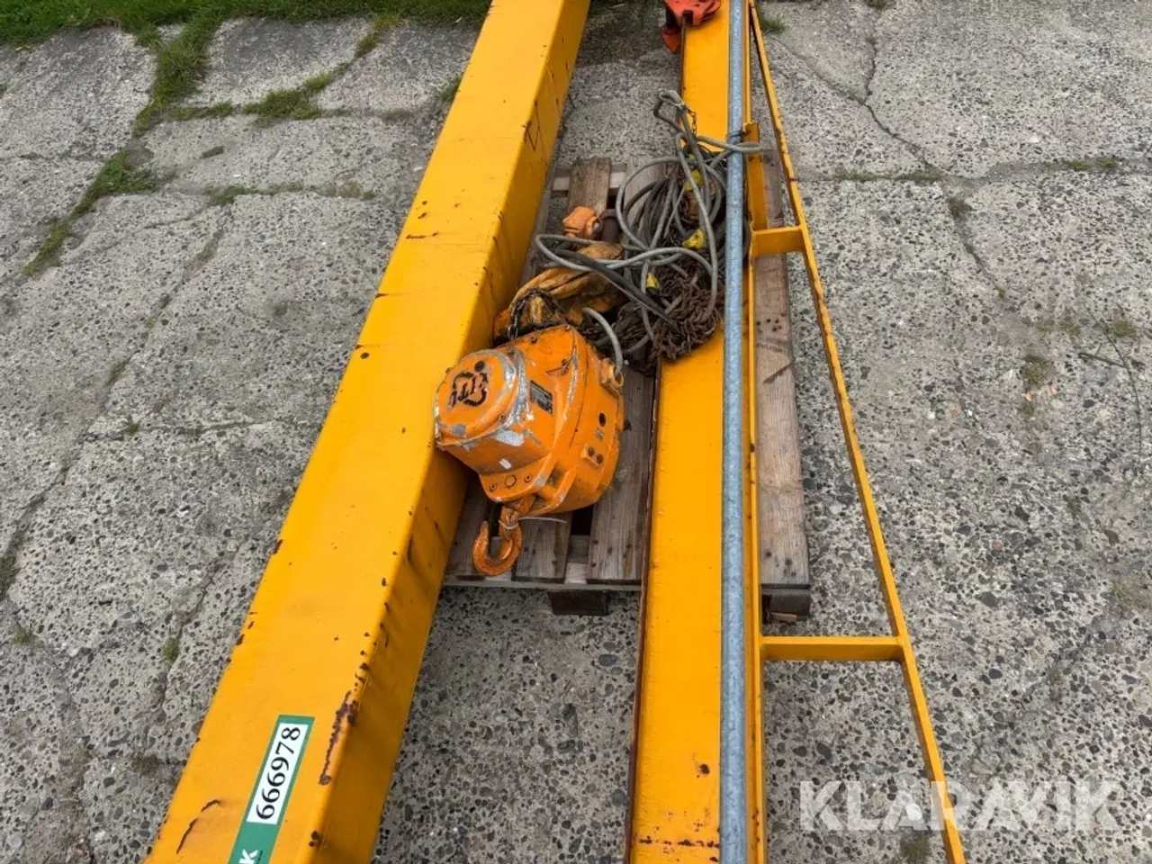 Billede 10 - Kran Demag 1000 kg med el hejsa