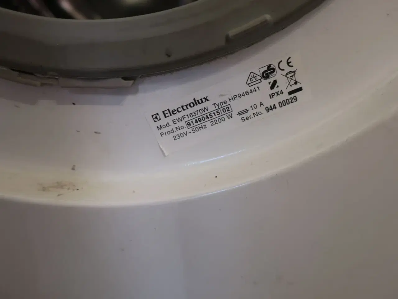 Billede 4 - Vaskemaskine EWF16370W
