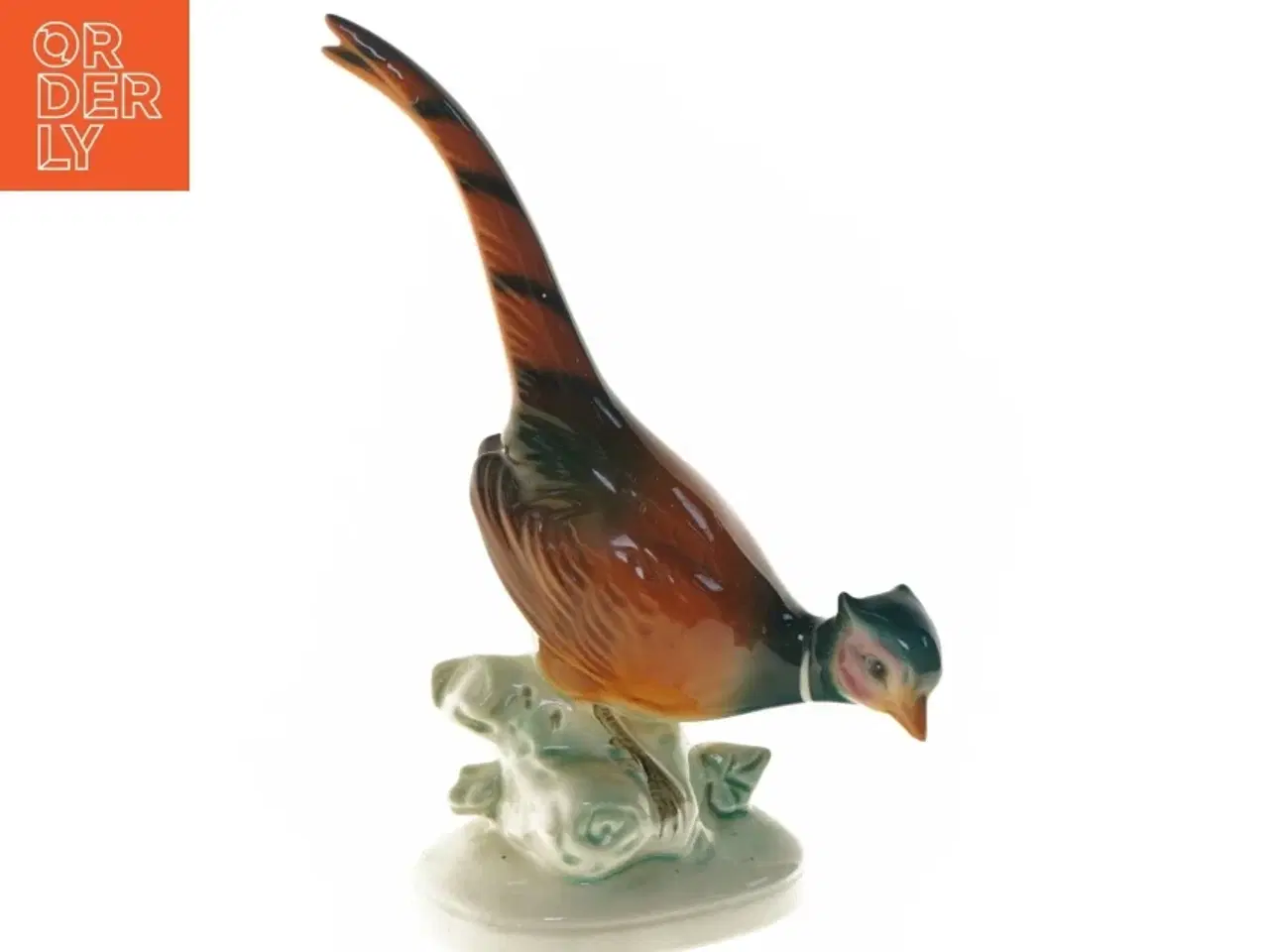 Billede 1 - Porcelænsfigur af fasan (str. 27x24 cm)