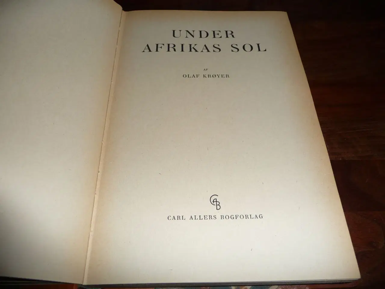 Billede 3 - Olaf Krøyer, Under Afrikas Sol