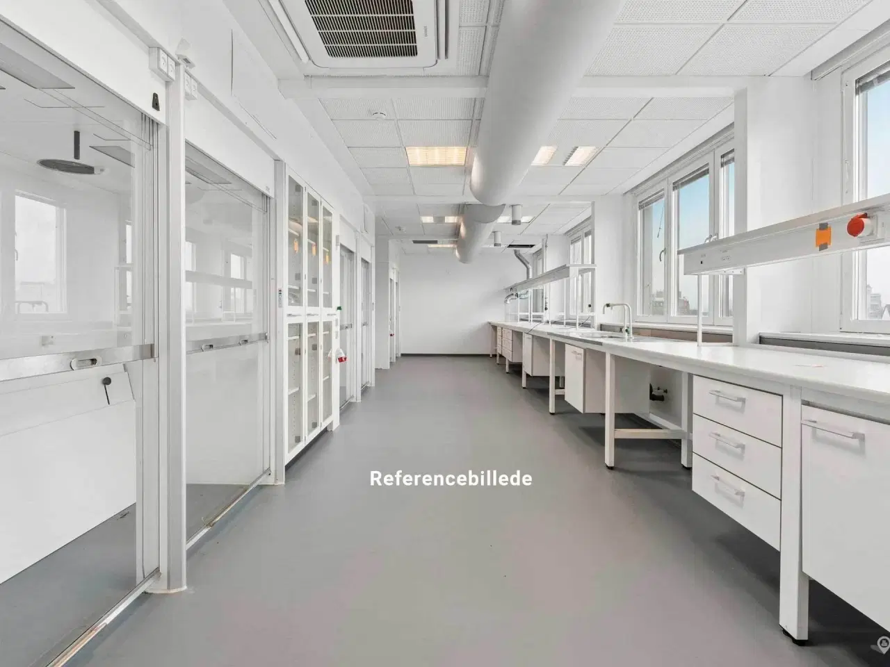 Billede 2 - Lyst og nyistandsat laboratorie med kontor tæt på metro