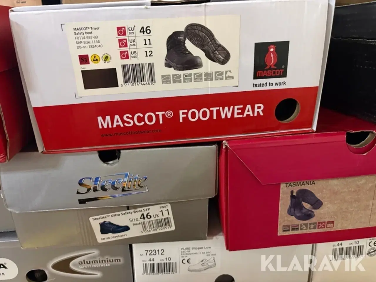 Billede 9 - Arbejdssko - assoteret type - 115 styks i alt