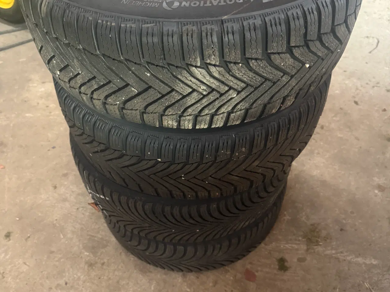 Billede 8 - 4 stk. stålfælge med Michelin alpin 6, vinterdæk