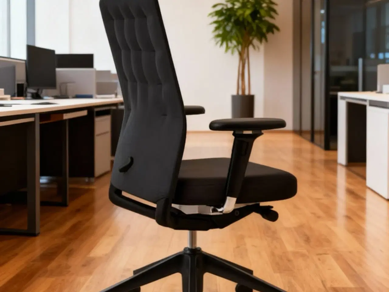 Billede 2 - Vitra | ID Trim m. Armlæn (Mørkegrå)