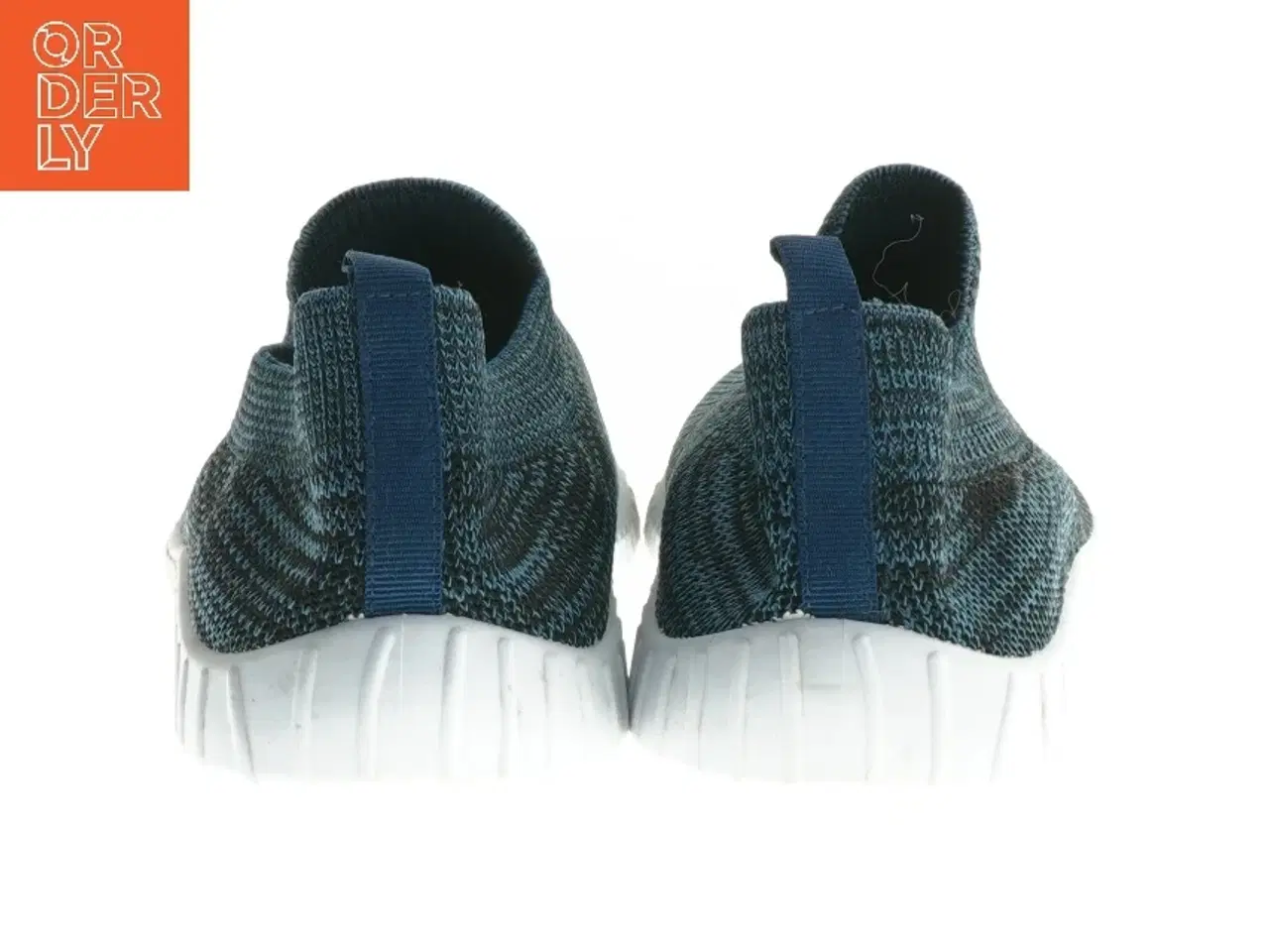 Billede 2 - Blå sneakers i strik fra Elefanten (str. 35 )