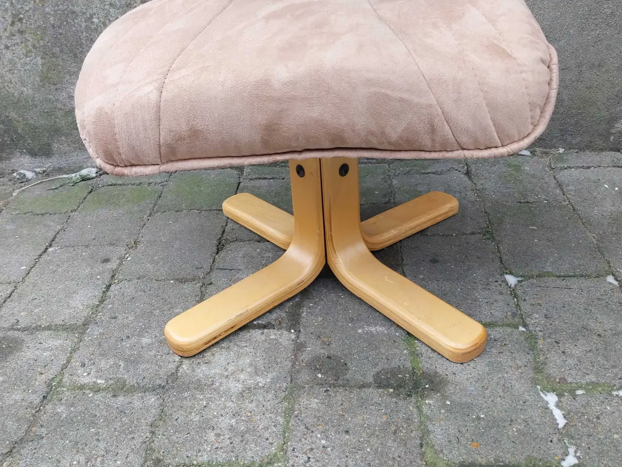 Billede 3 - Fodskammel.  Skammel. Puf. 