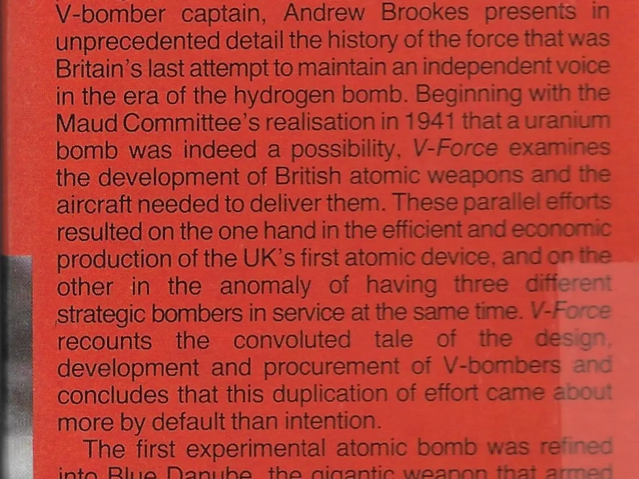 Billede 3 - Force V:  Britain's airborne deterrence