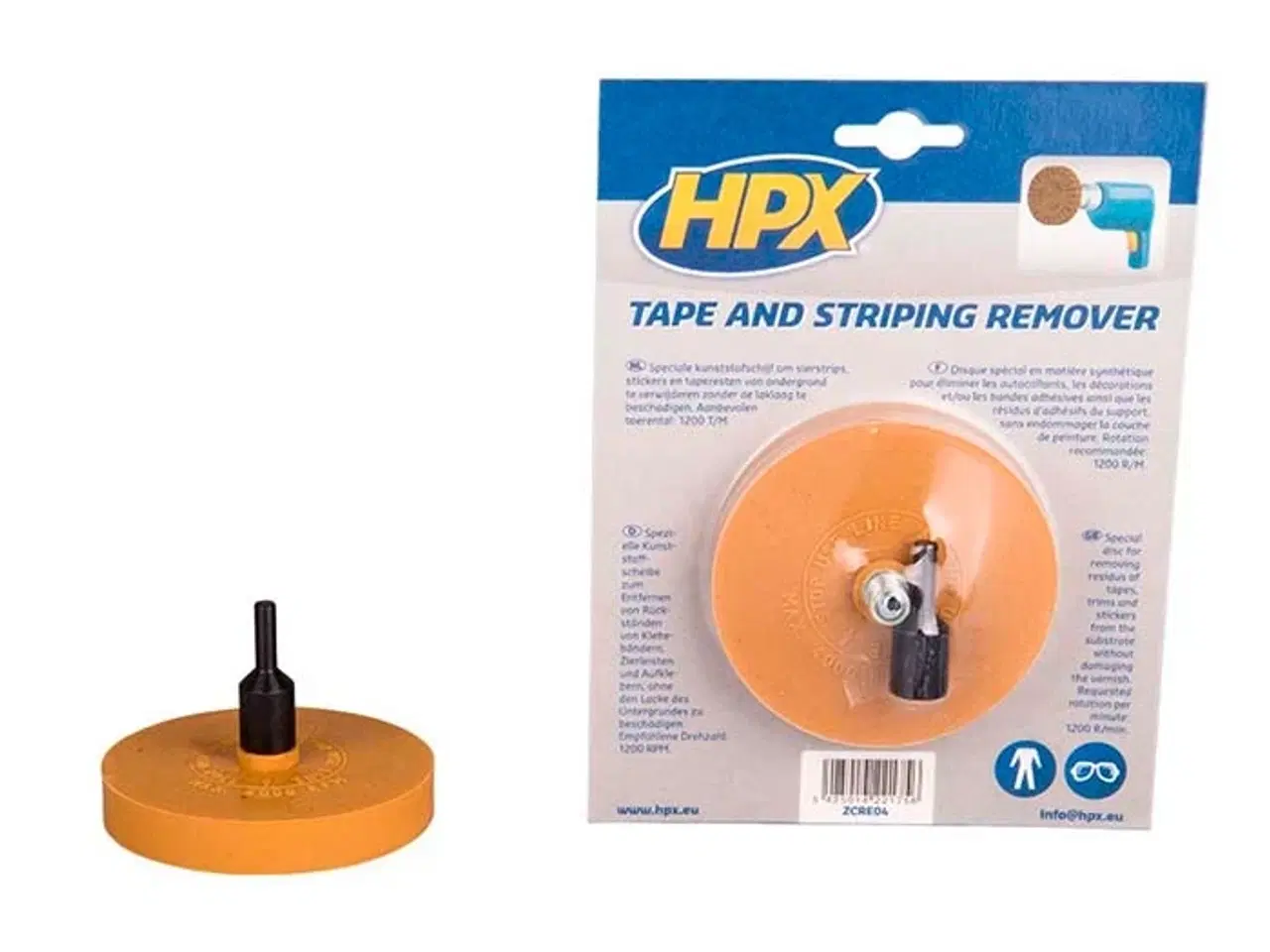 Billede 1 - HPX Stribefjerner hjul inkl. Adapter