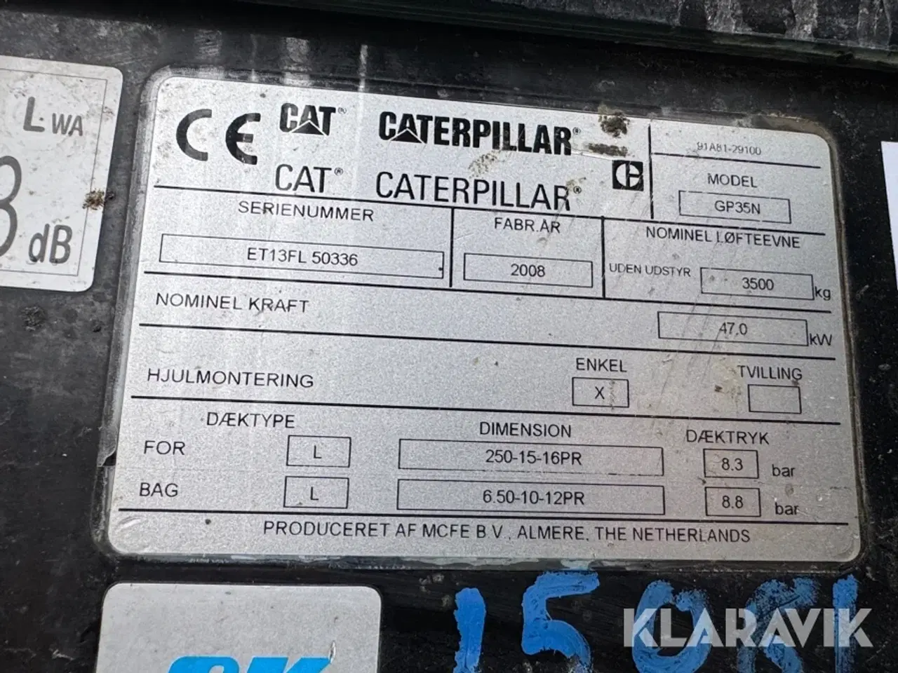 Billede 5 - Truck CAT GP35N