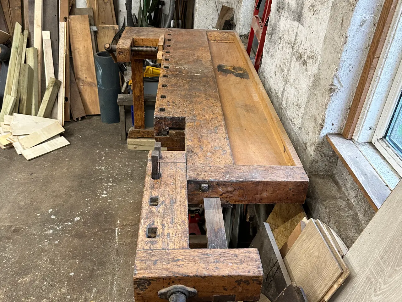 Billede 2 - Flot gammel høvlebænk