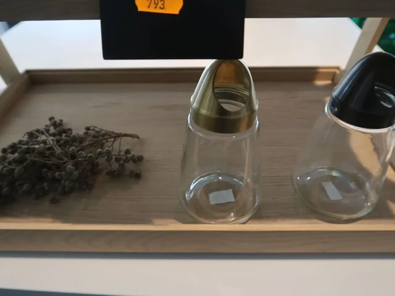 Billede 5 - Opsats med glas, minipander, mælkekande m.m.