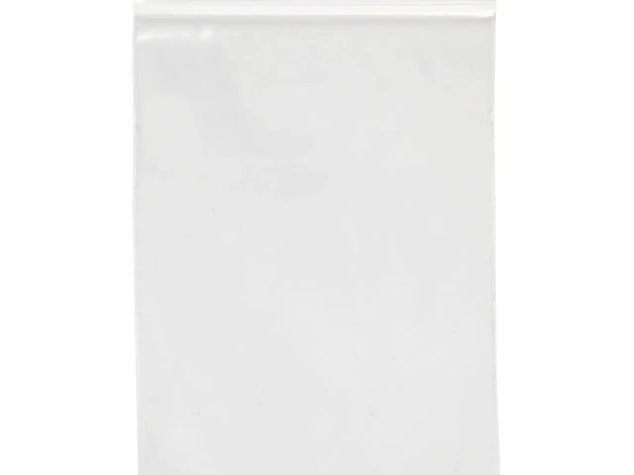 Billede 1 - Lynlåspose, str. 8x12 cm, tykkelse 0,05 mm, 100stk./ 1 pk.