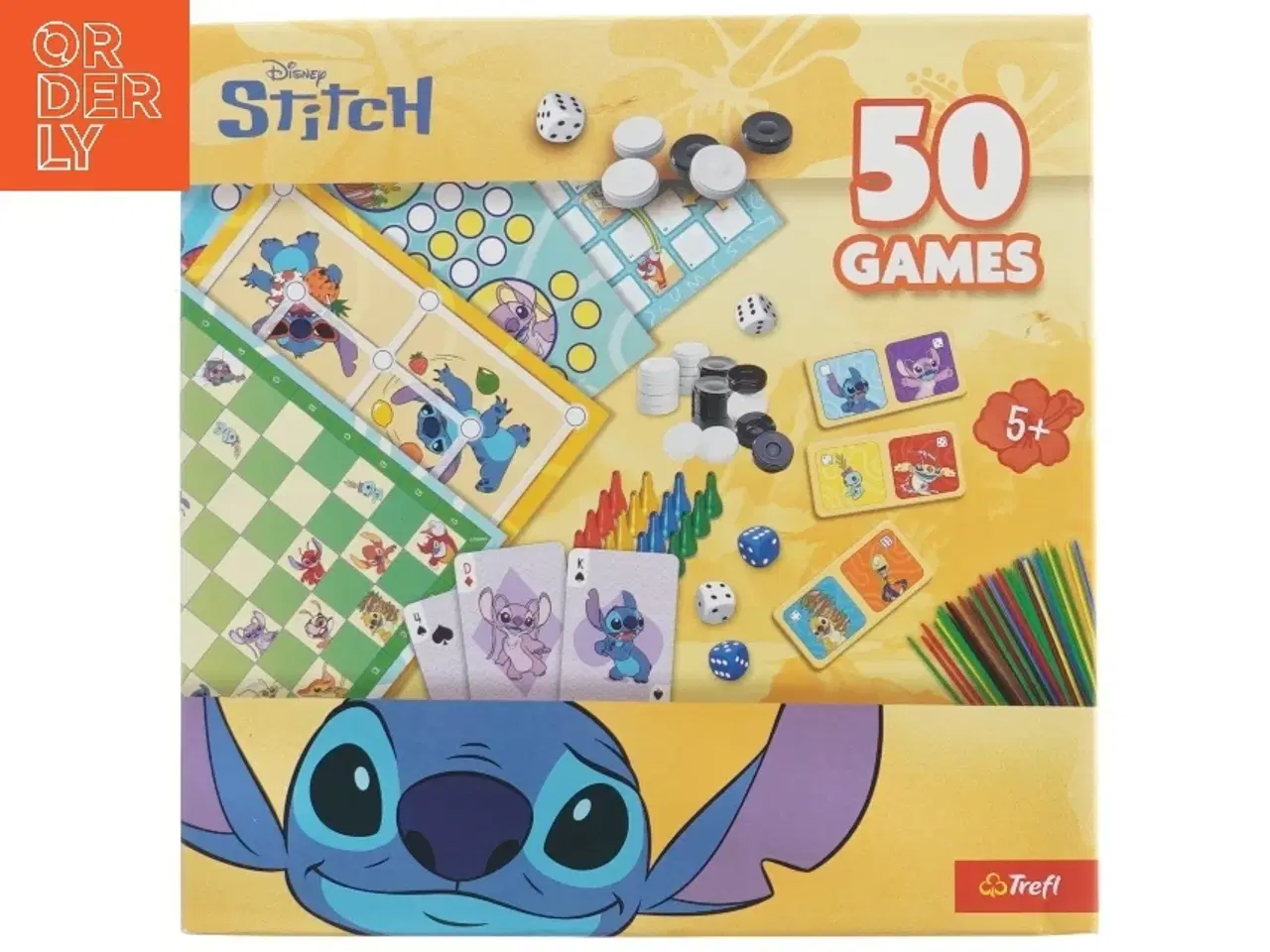 Billede 1 - Disney Stitch 50 spil brætspil fra Trefl (str. 28x28 cm)