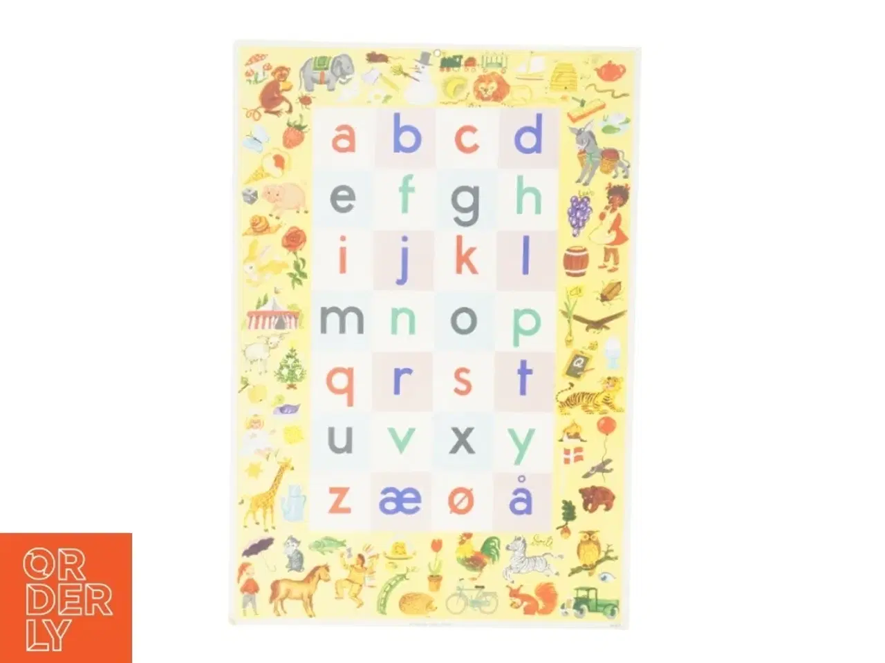 Billede 1 - ABC plakat til børn (str. 49 x 33,5 cm)