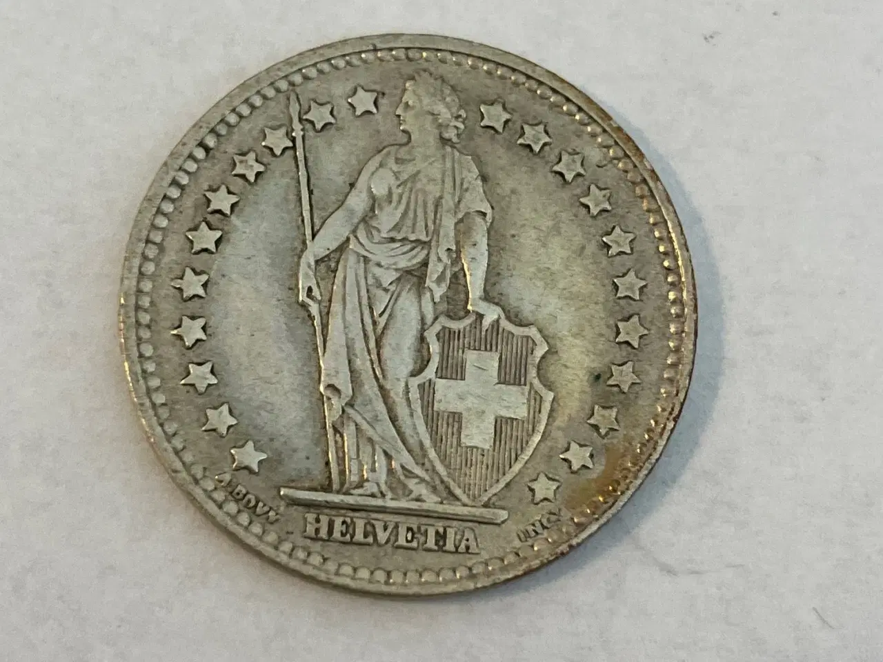 Billede 2 - 1 Franc Switzerland 1957