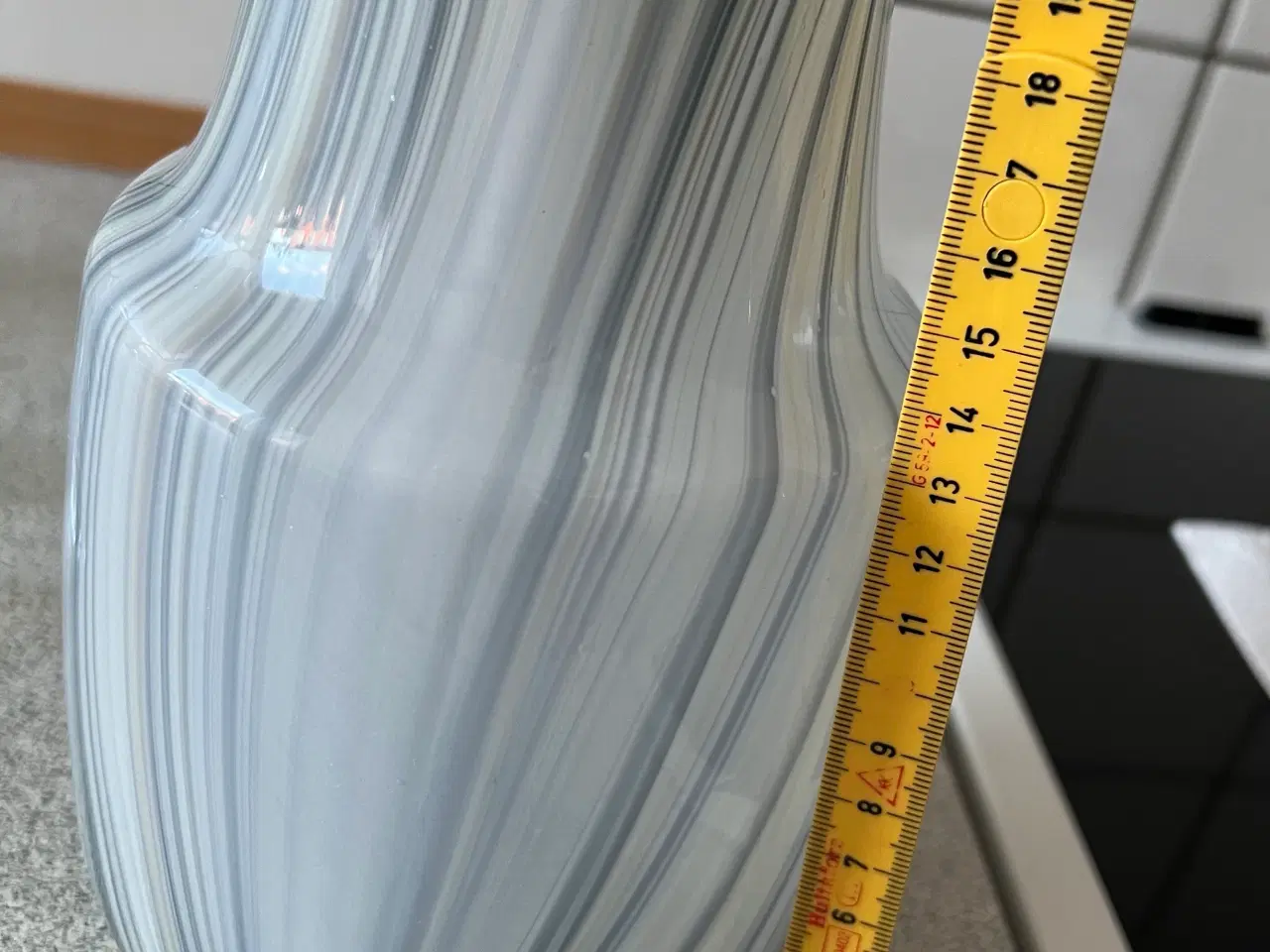 Billede 1 - Smuk glasvase