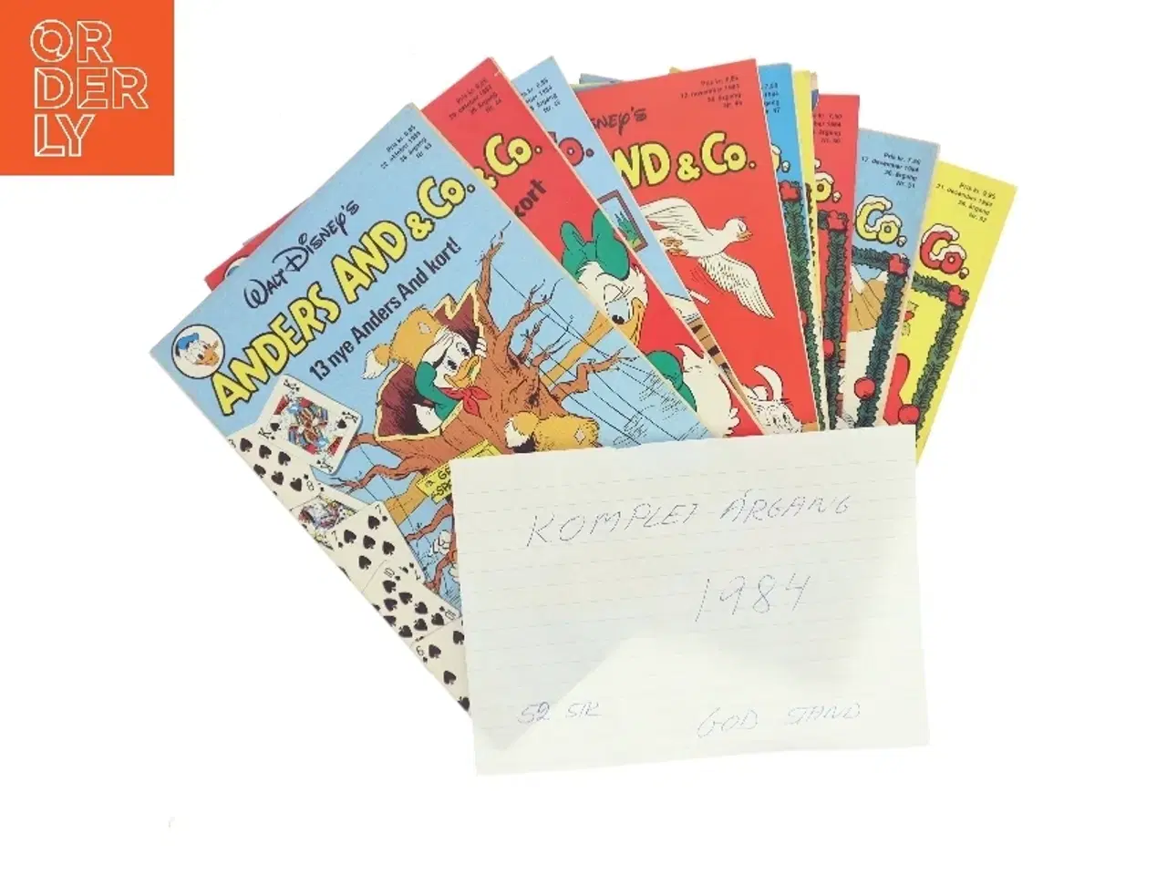 Billede 4 - Komplet årgang 1984 Anders And & Co. af Walt Disney (Bog)