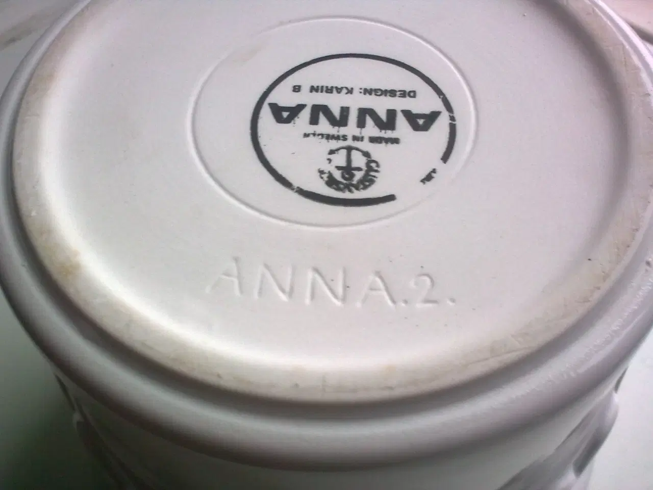 Billede 6 - ANNA 2 hvid Gustavsberg: Ler keramik potteskjuler