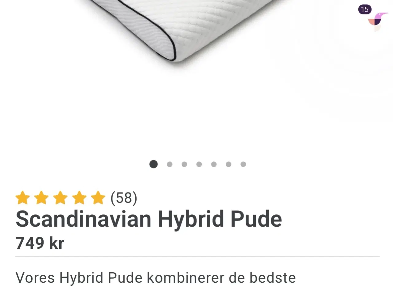 Billede 2 - Scandinavian Rest Hybrid pude