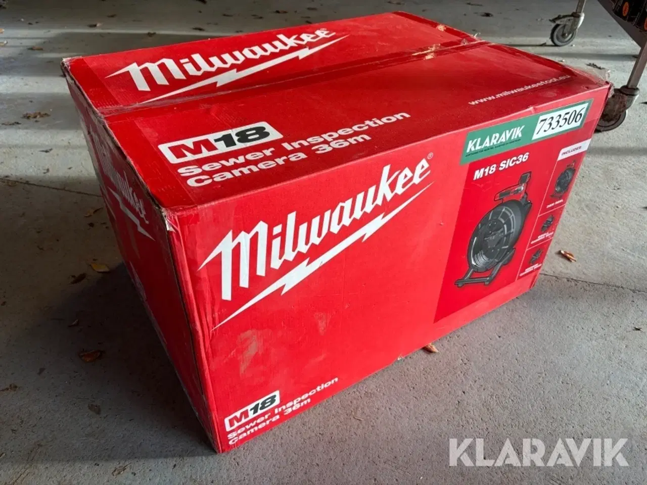 Billede 1 - Kloark Kamara Milwaukee M18 SIC36 ( uden HUB )