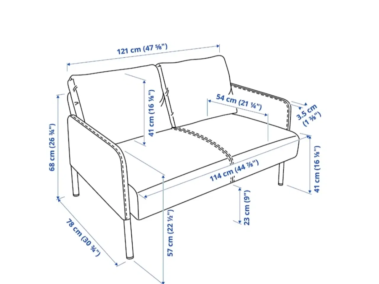 Billede 4 - Fin 2 pers. Sofa