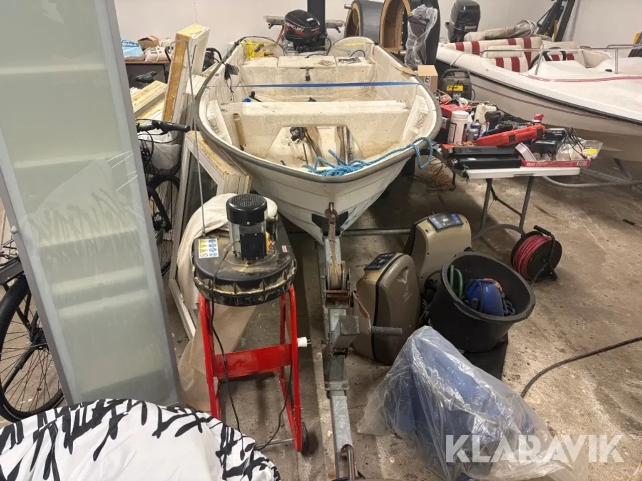 Billede 5 - Fiskerjolle + bådtrailer