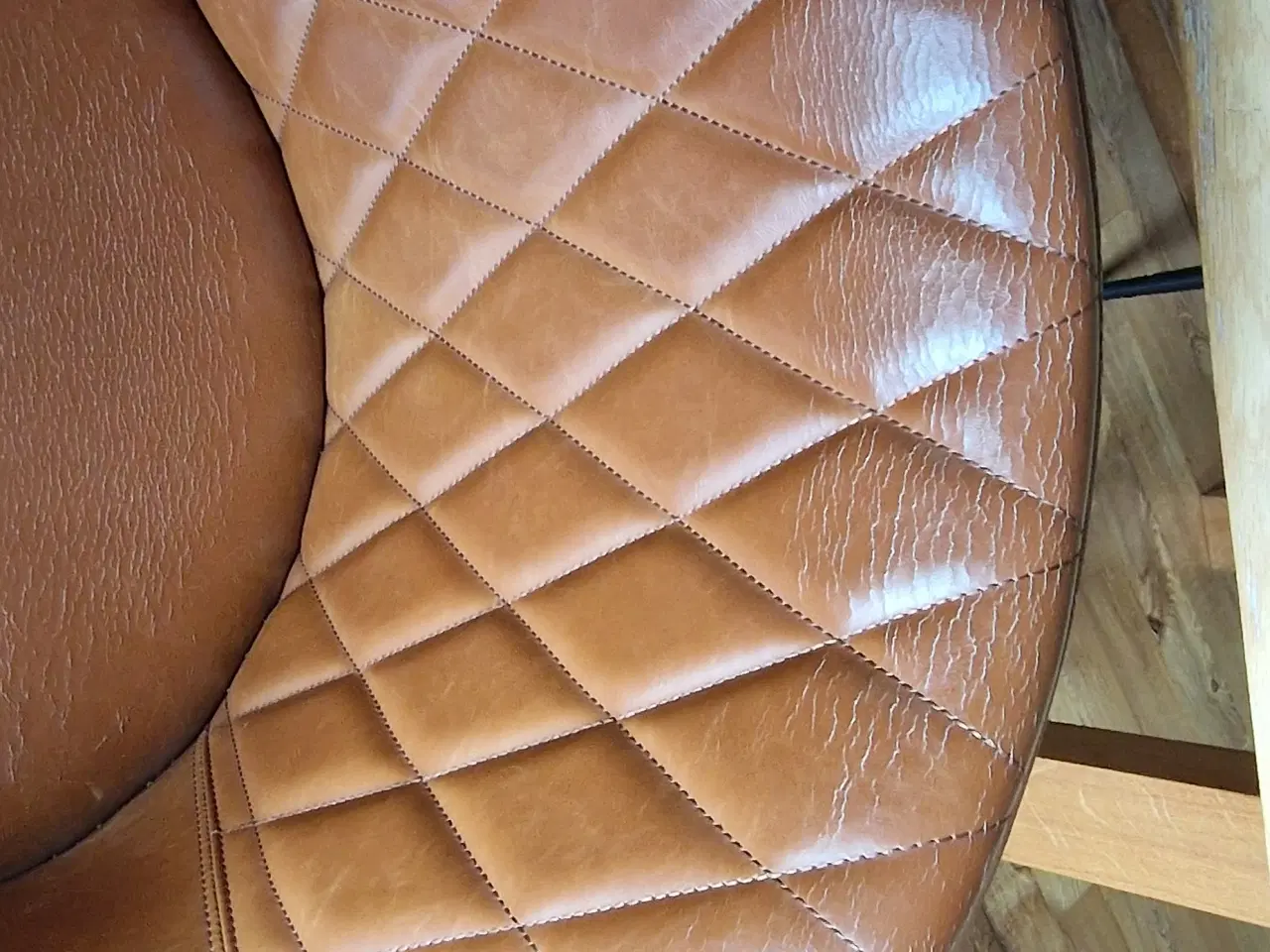 Billede 2 - DAN-FORM Rombo lænestol, vintage lysebrun