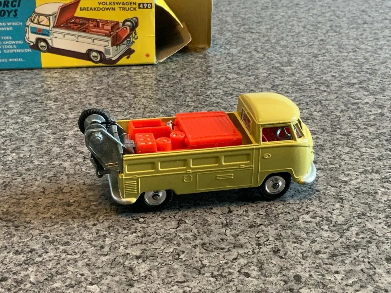 Billede 3 - Corgi Toys No. 490 Volkswagen Breakdown Truck