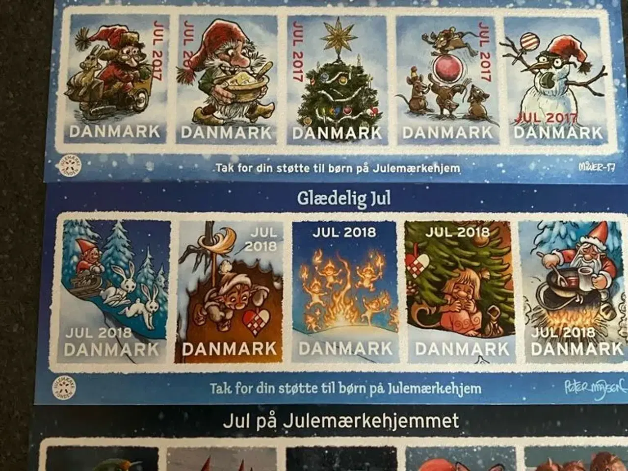 Billede 1 - Julemærker maxi, Danmark