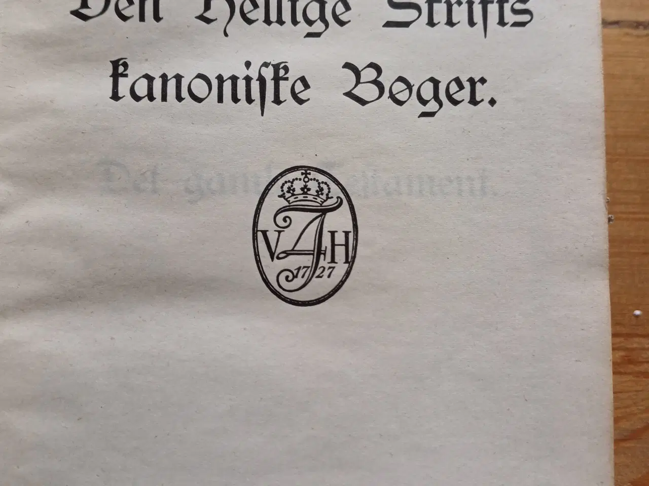 Billede 4 - Bibelen Den Hellige Skrifts kanoniske bøger 1925