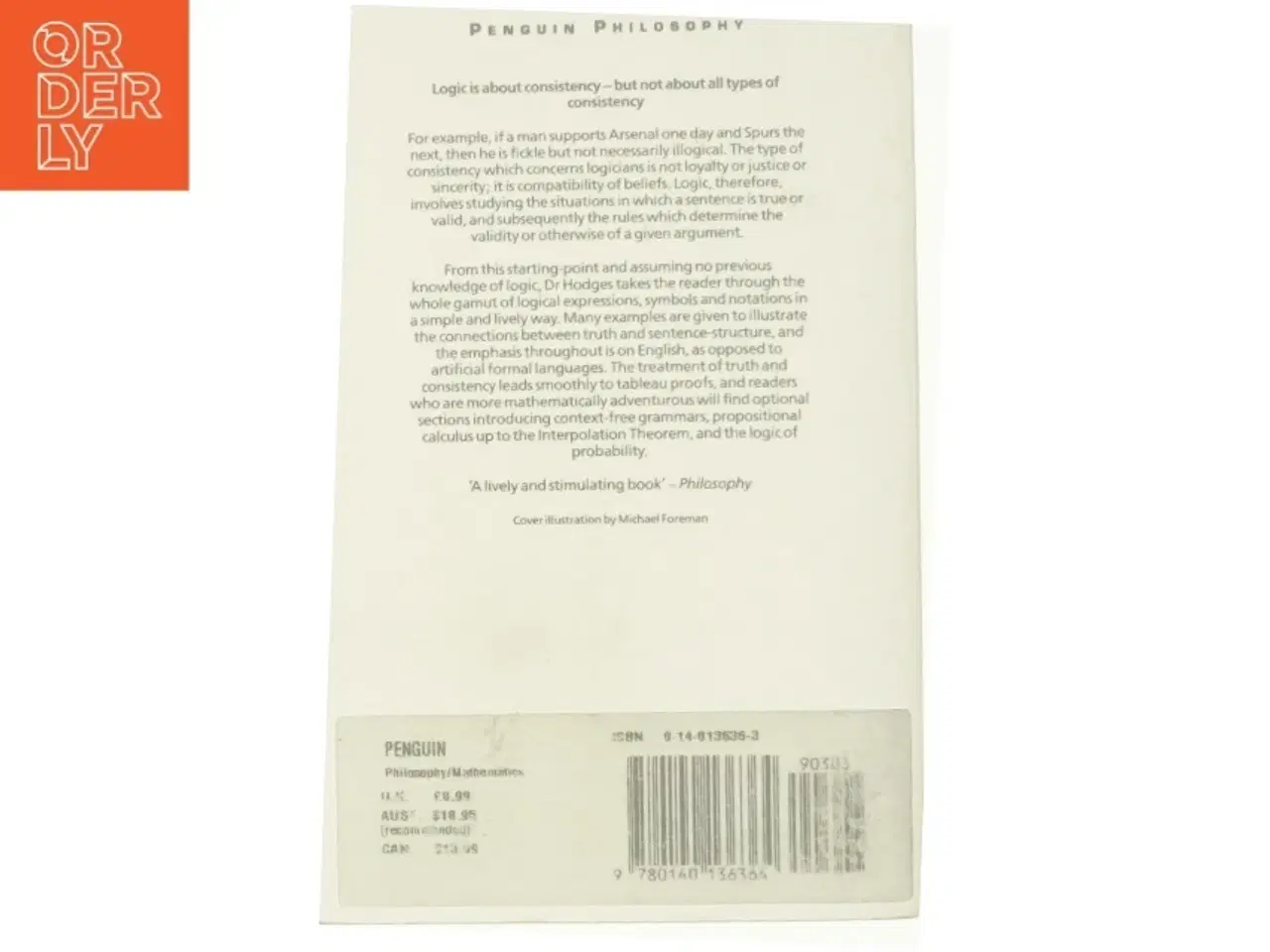 Billede 2 - Logic by Wilfrid Hodges Paperback | Indigo Chapters af Hodges, Wilfrid (Bog)