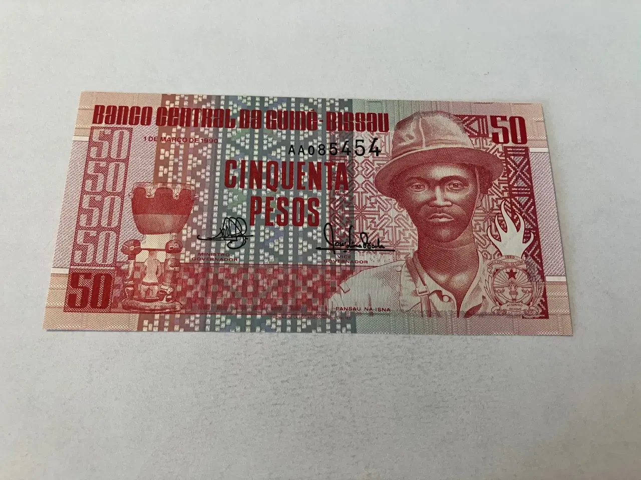 Billede 1 - 50 Pesos Guinea-Bissau 1990