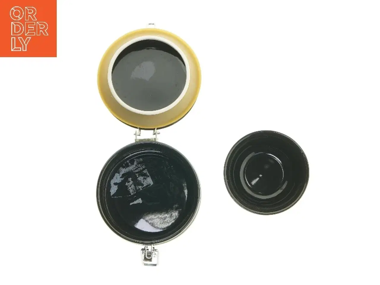 Billede 7 - Sort opbevaringsglas med låg fra Bee House Japan (str. Ø 13 cm)