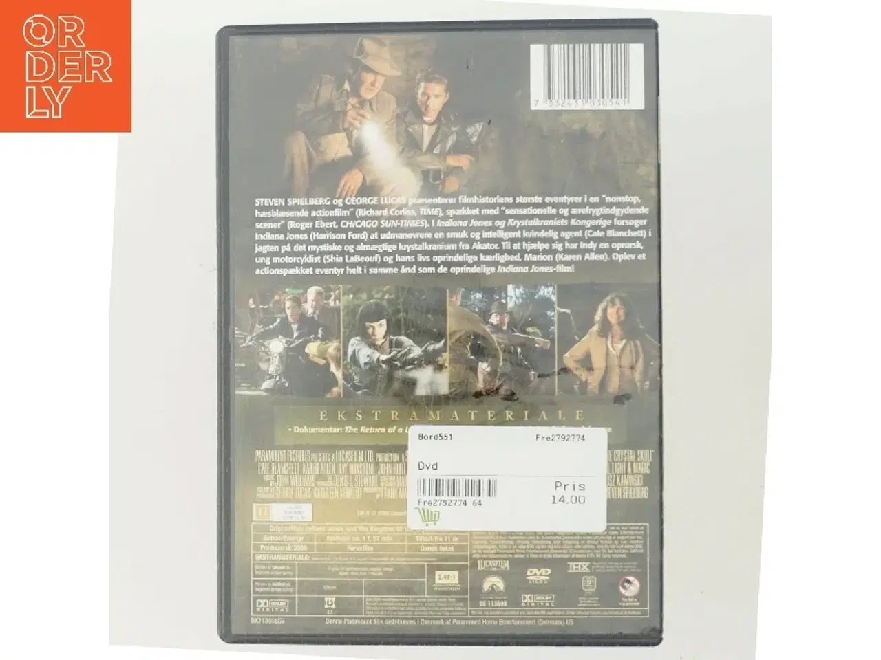 Billede 3 - Indiana Jones og krystalkraniets kongerige med Harrison Ford (DVD)