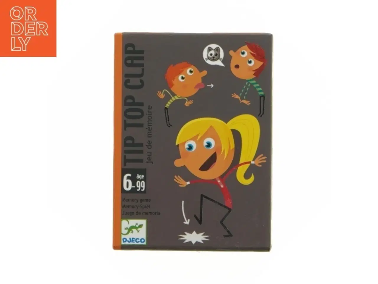 Billede 1 - Tip Top Clap Kortspil fra Djeco (str. 12 x 8,3 x 3 cm)