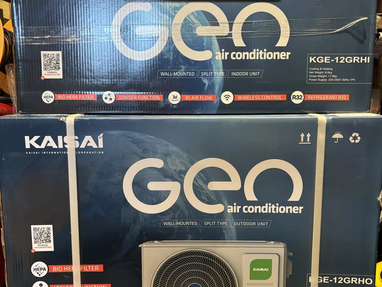 Billede 2 - Varmepumpe / Aircondition Kaisai Geo KGE-12GRH1 Ai