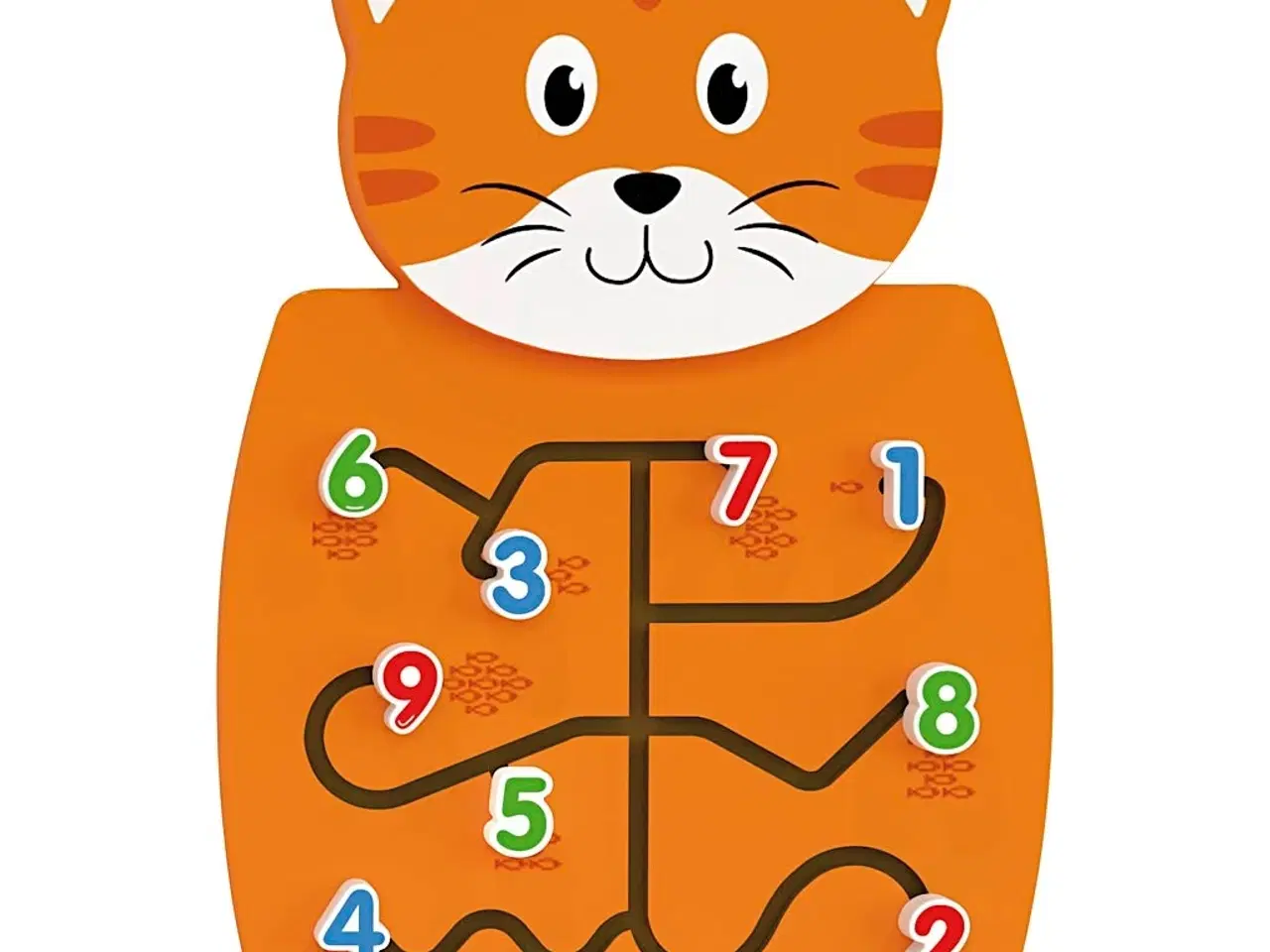 Billede 1 - VIGA Aktivitetstavle Kat - Styrk Motorik & Fantasi