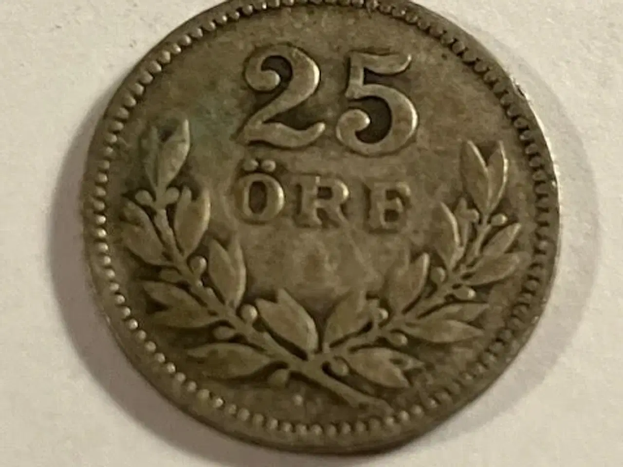 Billede 1 - 25 øre 1910 Sverige