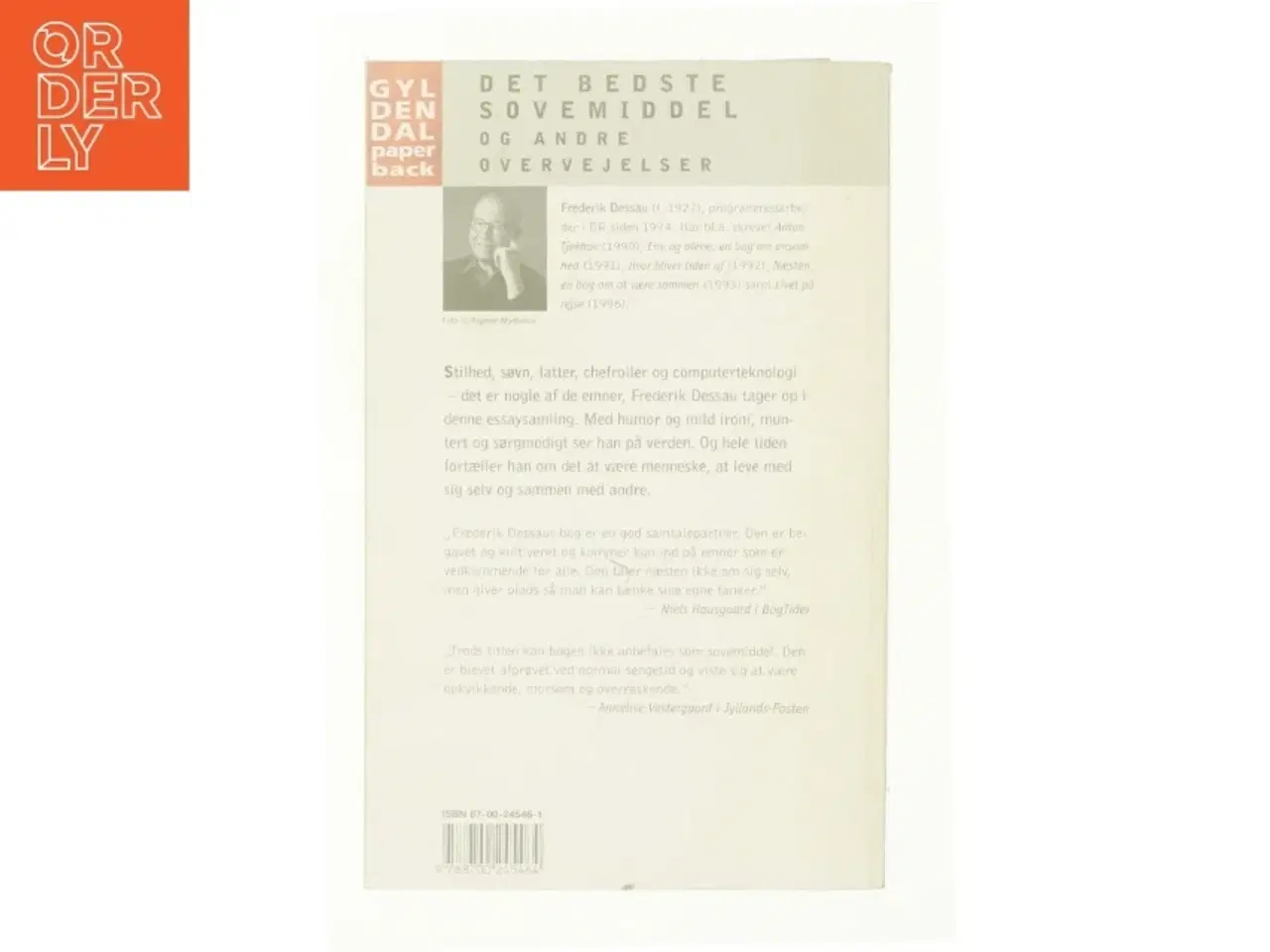 Billede 3 - Det bedste sovemiddel - og andre overvejelser af Frederik Dessau (Bog)