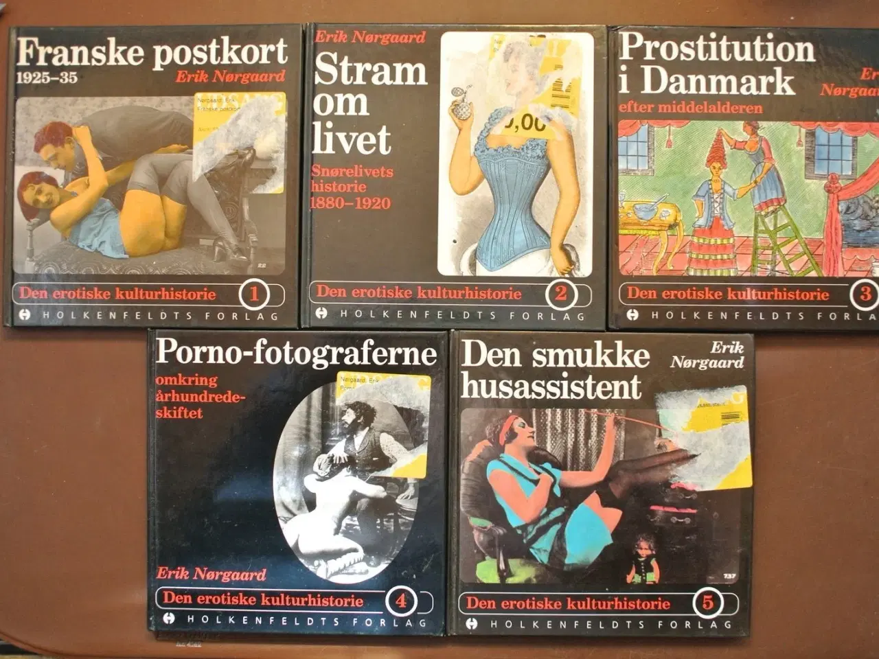 Billede 1 - den erotiske kulturhistorie 1-5, af erik nørgaard,