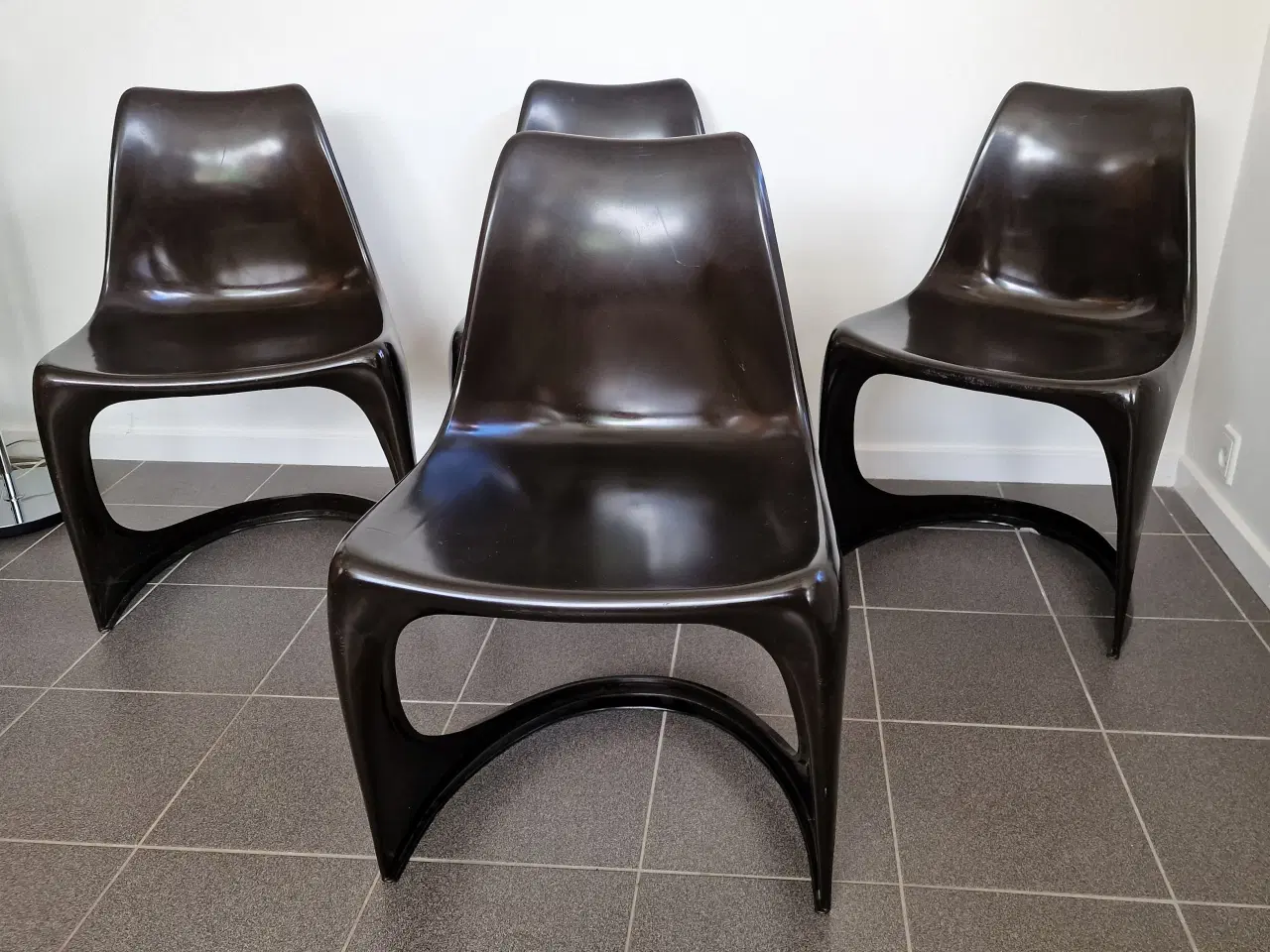 Billede 2 - 4 stk super fede cado stabelstole.