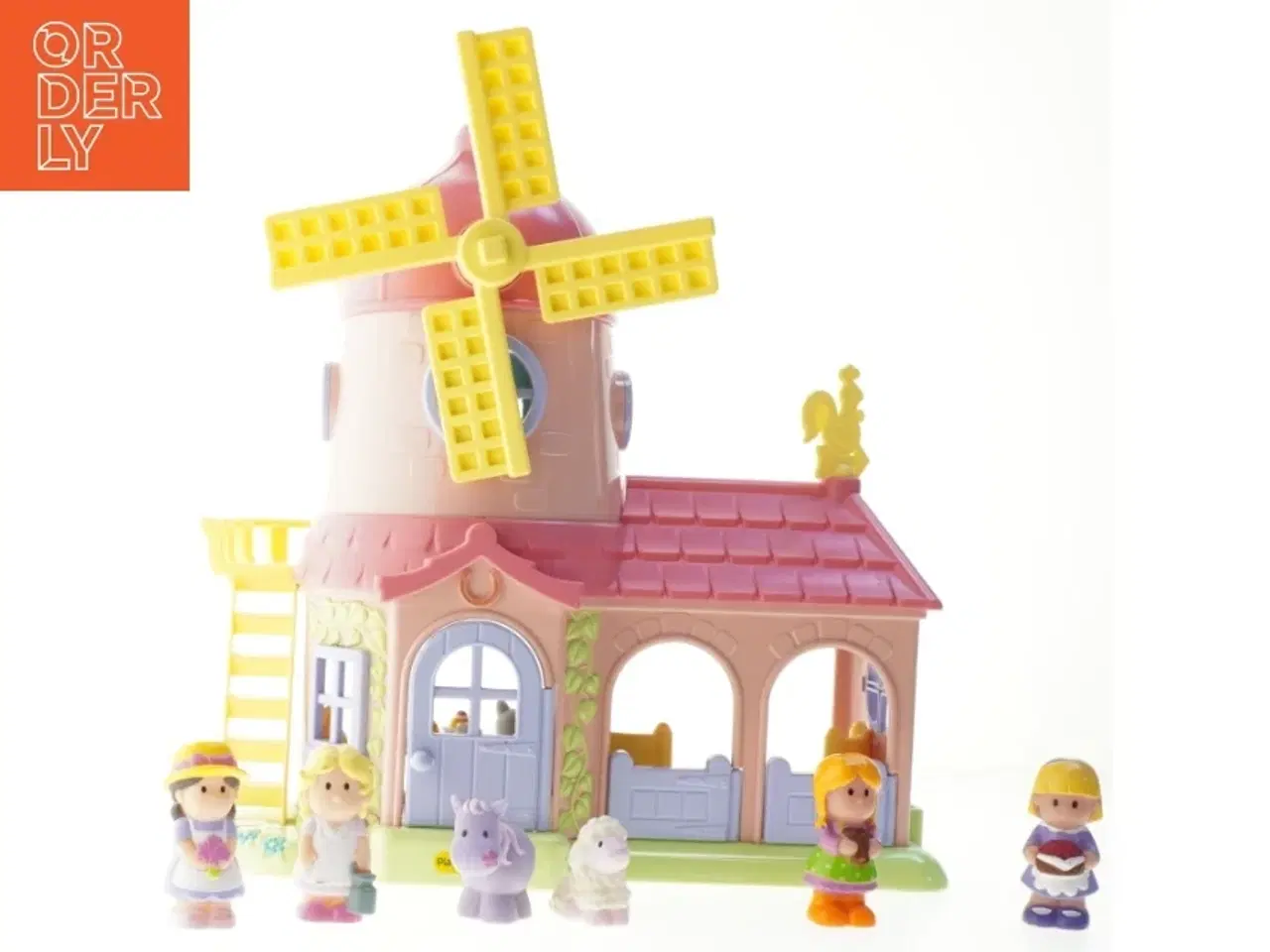 Billede 2 - Legehus med figurer fra Play 2 Learn (str. 35x36 cm)